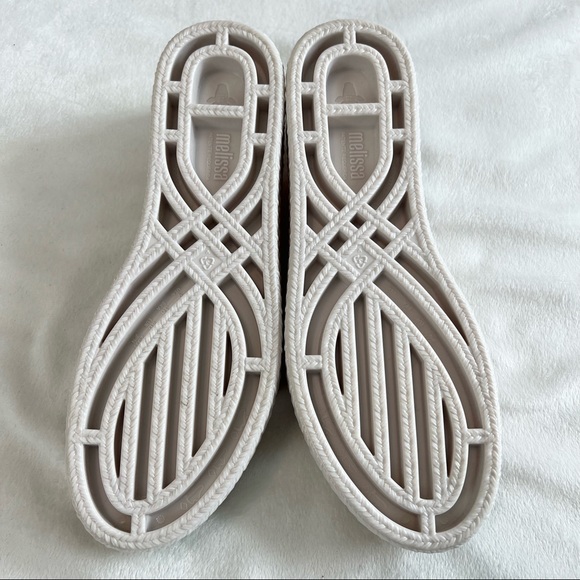 NWOT Melissa Camilla + Jason Wu Woven Open Toe Flats Size 9 - Picture 10 of 16